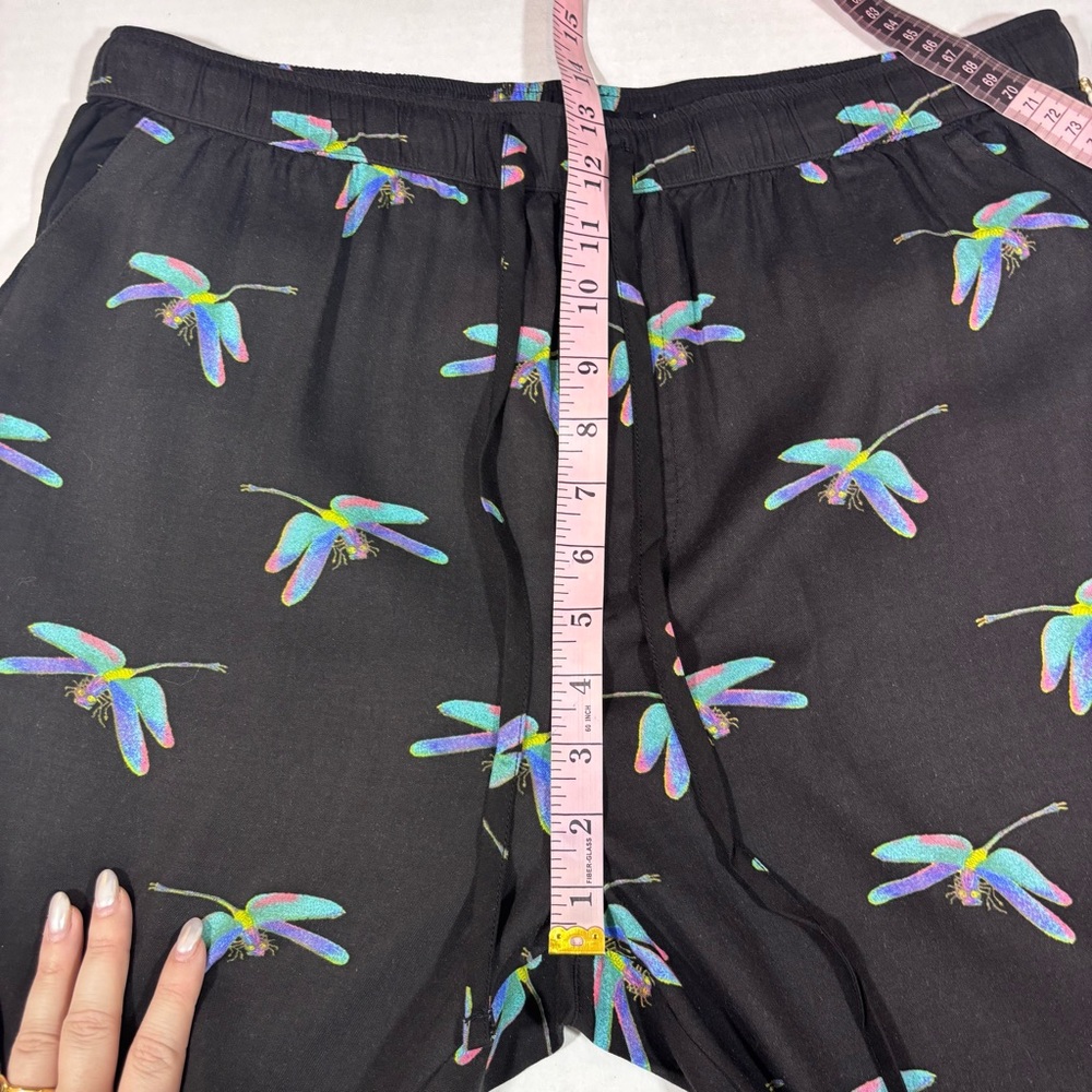 Obey Wavelength Pant Dragonfly NWT Large Elastic Waist Pockets Sustainable Tie - Picture 15 of 16